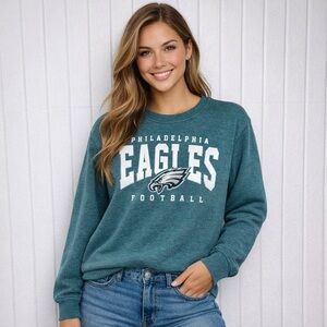 CSA Philadelphia Eagles Women's Sweatshirt - Teal size M